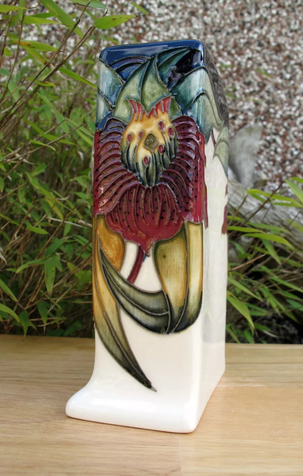 Moorcroft ANNA LILY CLOCK CL1 First Quality RRP £425 Floral  Nicola Slaney