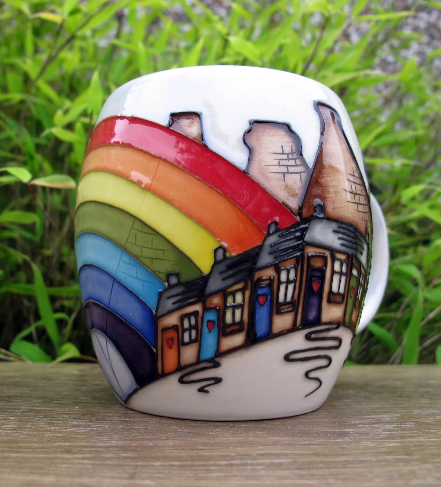 Moorcroft Exquisite CITY GUARDIAN Barrel Mug MU2 Reatail Price £340 Vicky Lovatt