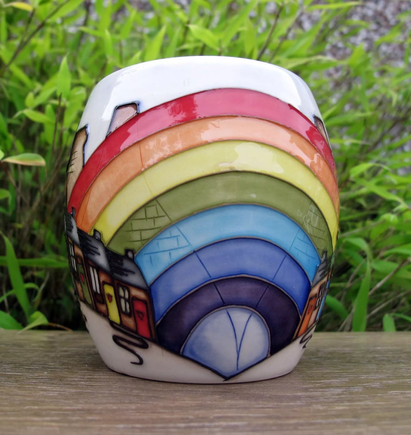 Moorcroft Exquisite CITY GUARDIAN Barrel Mug MU2 Reatail Price £340 Vicky Lovatt