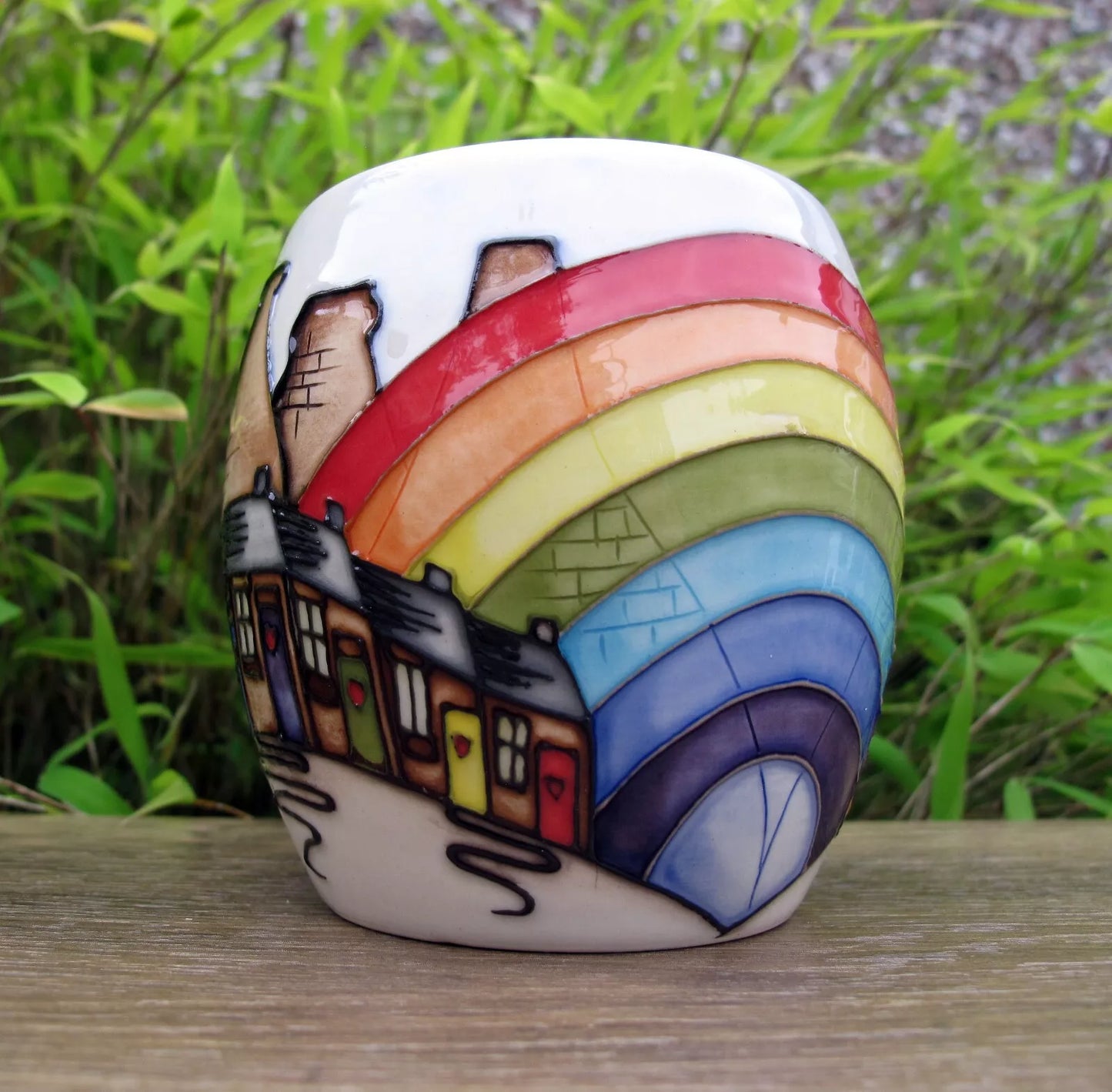 Moorcroft Exquisite CITY GUARDIAN Barrel Mug MU2 Reatail Price £340 Vicky Lovatt