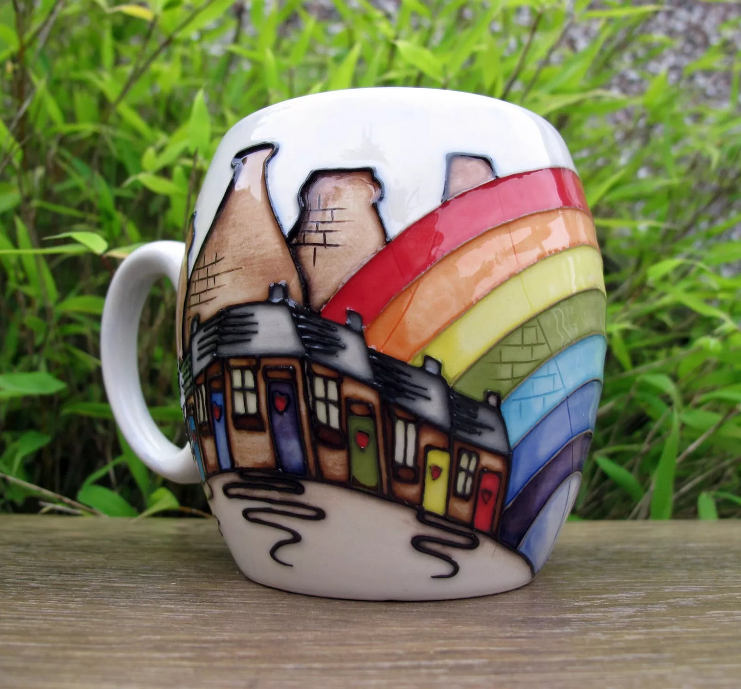 Moorcroft Exquisite CITY GUARDIAN Barrel Mug MU2 Reatail Price £340 Vicky Lovatt