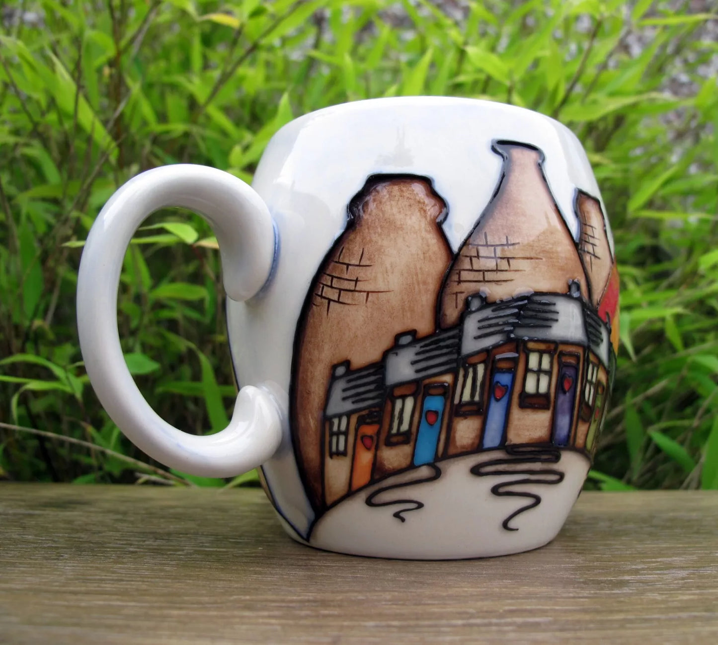 Moorcroft Exquisite CITY GUARDIAN Barrel Mug MU2 Reatail Price £340 Vicky Lovatt