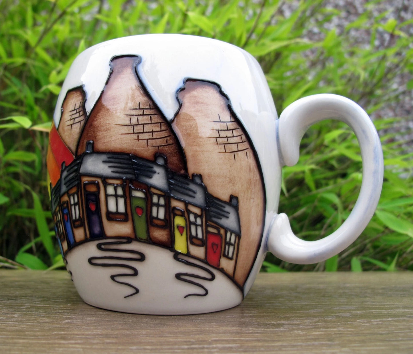 Moorcroft Exquisite CITY GUARDIAN Barrel Mug MU2 Reatail Price £340 Vicky Lovatt
