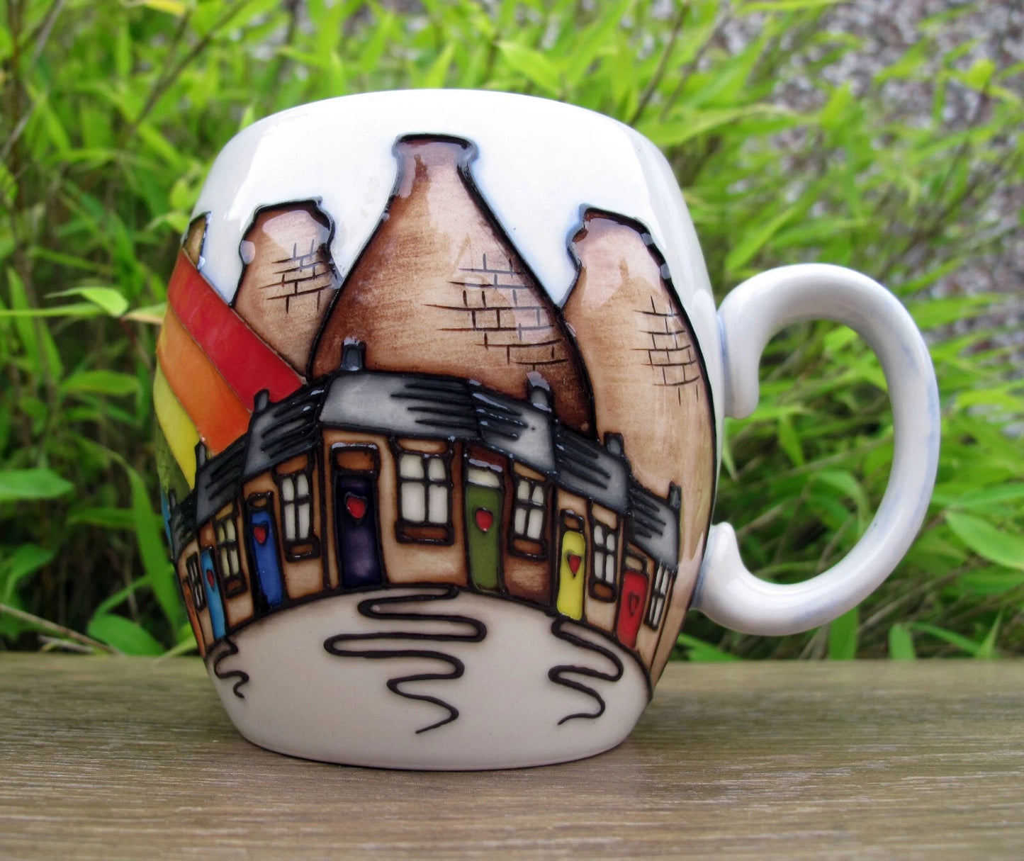 Moorcroft Exquisite CITY GUARDIAN Barrel Mug MU2 Reatail Price £340 Vicky Lovatt