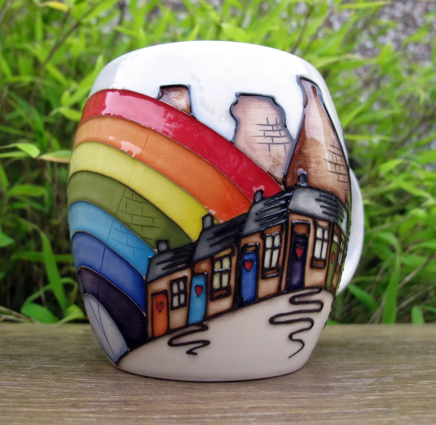 Moorcroft Exquisite CITY GUARDIAN Barrel Mug MU2 Reatail Price £340 Vicky Lovatt
