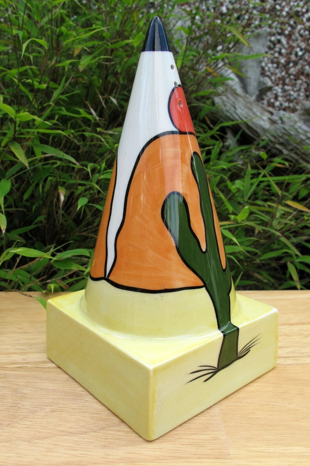 Lorna Bailey Rare WILD WEST SQUARE BASED Sugar Sifter  Shaker March 2000