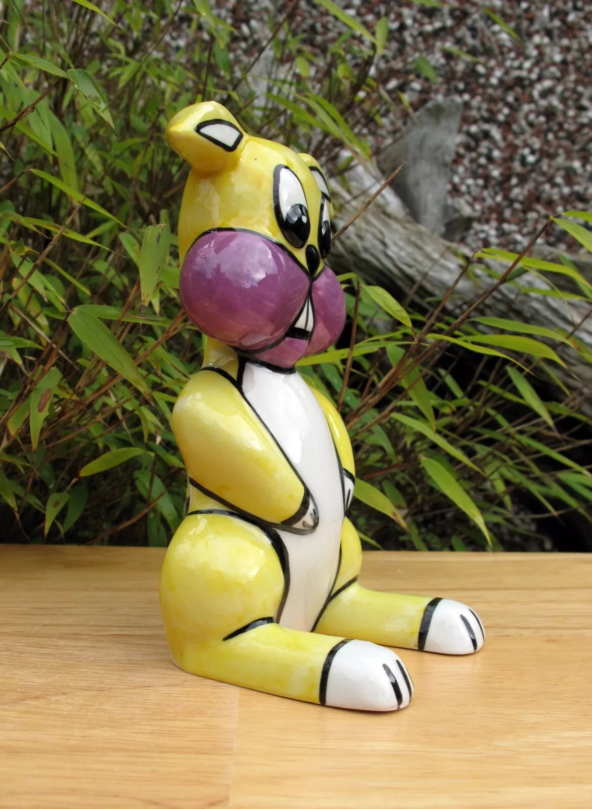 Lorna Bailey Very Rare FLAT BACK BUCK THE HARE June 2001 ( Rabbit Easter Bunny )