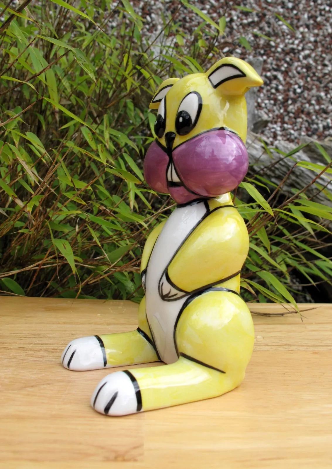 Lorna Bailey Very Rare FLAT BACK BUCK THE HARE June 2001 ( Rabbit Easter Bunny )