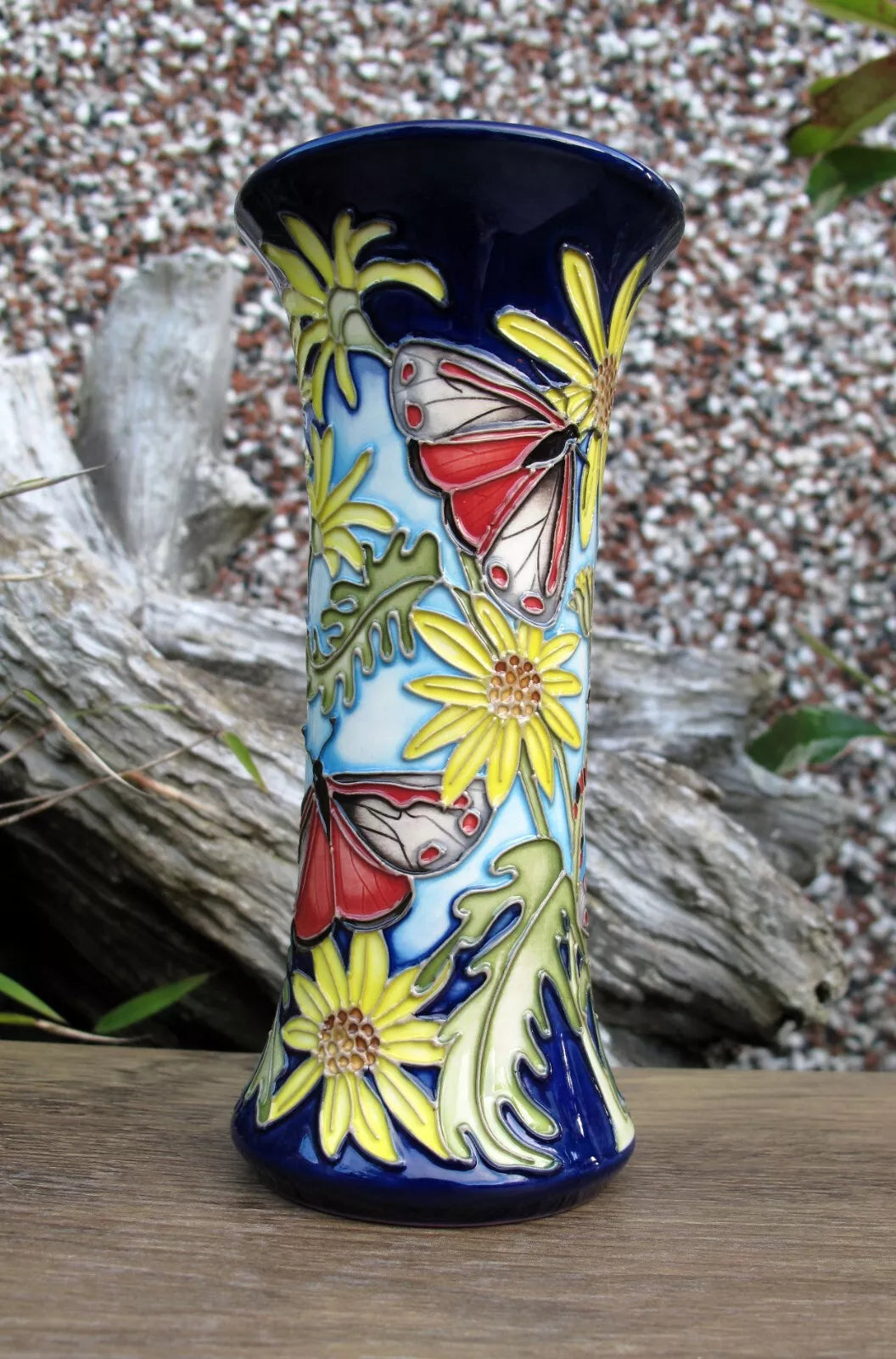 Moorcroft  RSPB CINNABAR Vase Shape 159/6 Limited Edition 5/10 Retail Price £795