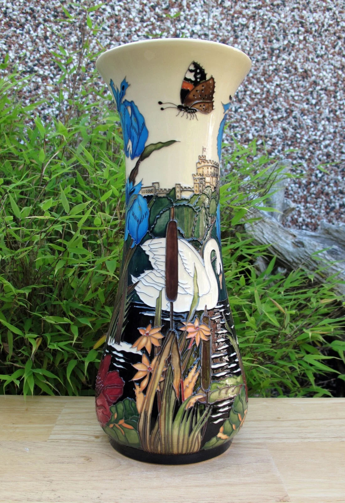 Moorcroft  VISION OF WINDSOR Vase 264/12 Numbered Edition First Quality RRP £890