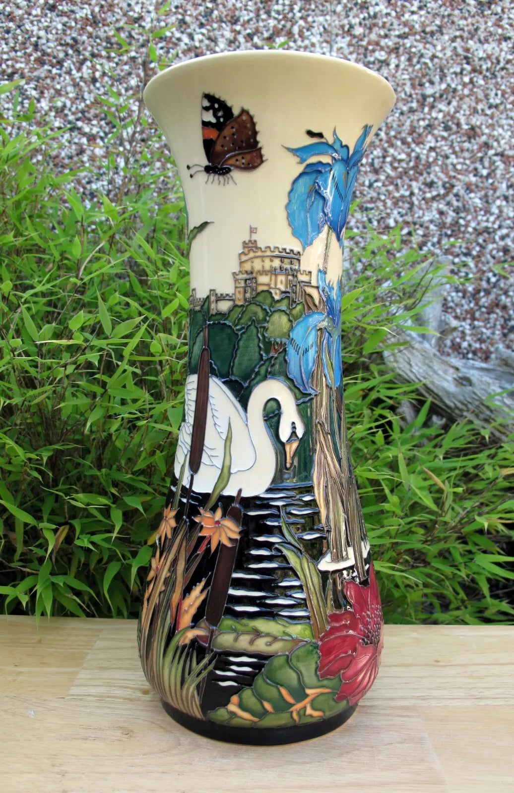 Moorcroft  VISION OF WINDSOR Vase 264/12 Numbered Edition First Quality RRP £890