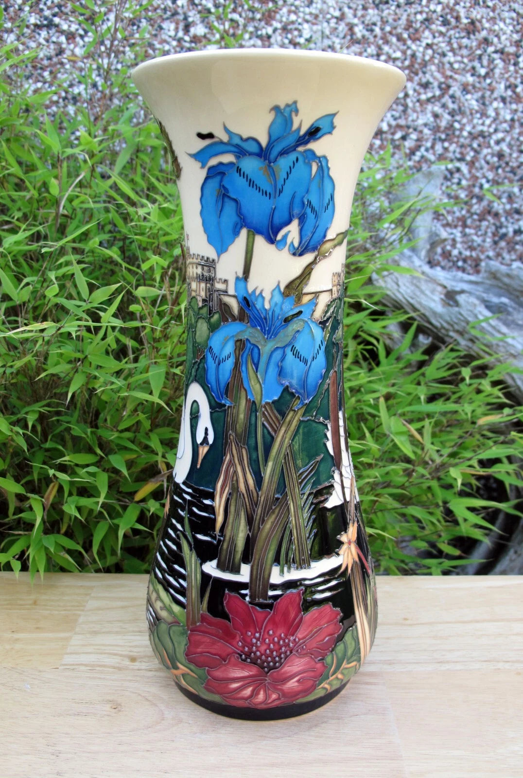 Moorcroft  VISION OF WINDSOR Vase 264/12 Numbered Edition First Quality RRP £890