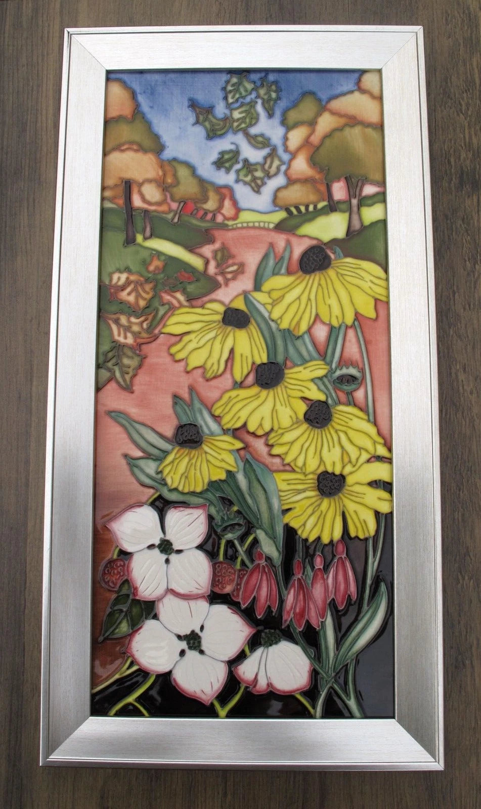 Moorcroft FOUR SEASONS AUTUMN Wall Plaque PLQ17 Retail Price £825