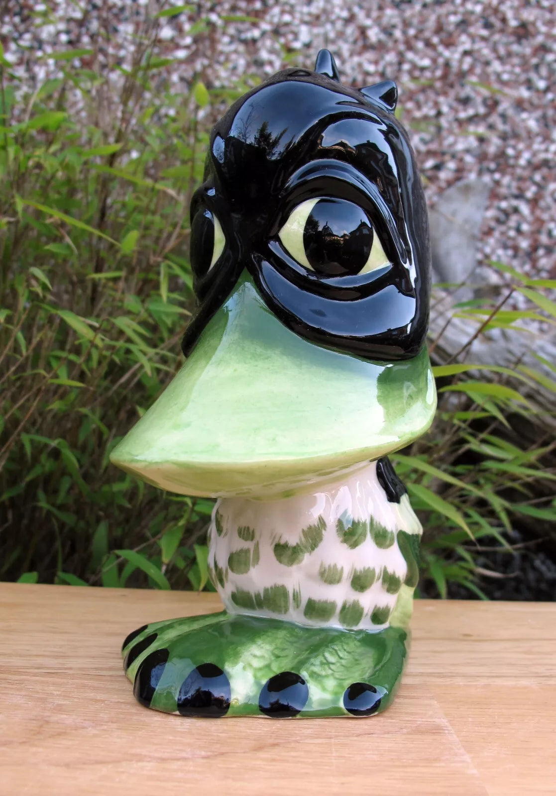 Lorna Bailey Rare PROTOTYPE COLOURWAY QUACKERS THE DUCK Mini Grotesque Bird