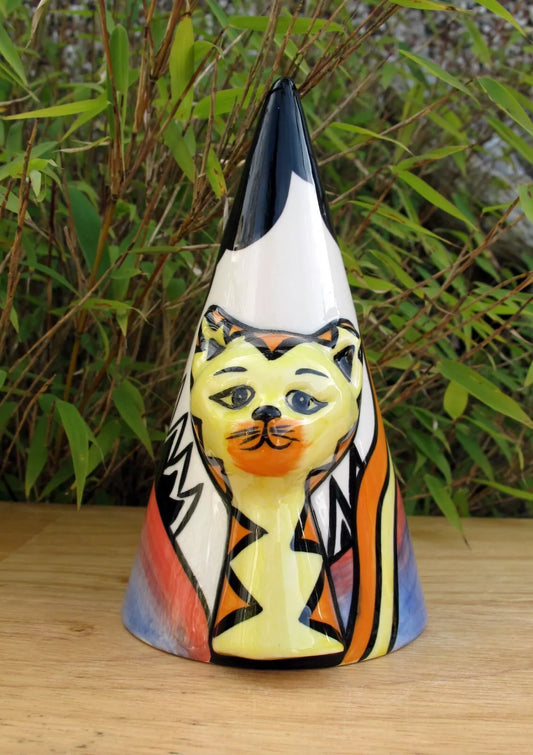 Lorna Bailey THE CAT 12th Collectors Club Piece May 2004  Sugar Shaker Sifter