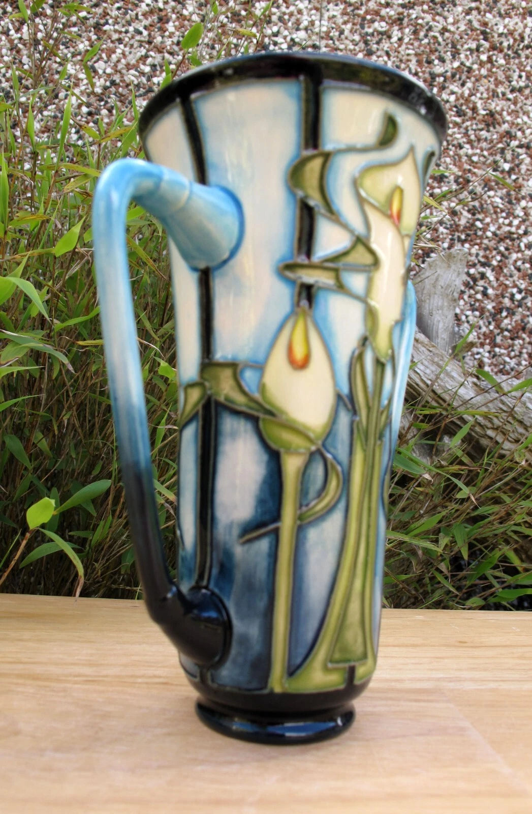 Moorcroft Exquisite CALLA LILY Vase Shape Loving Cup First Quality Emma Bossons