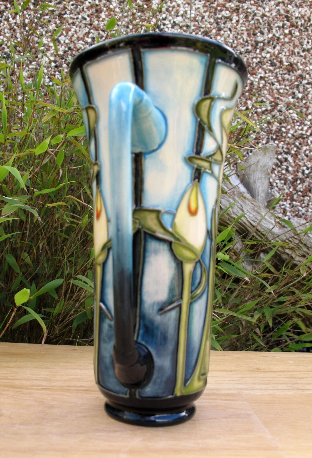 Moorcroft Exquisite CALLA LILY Vase Shape Loving Cup First Quality Emma Bossons