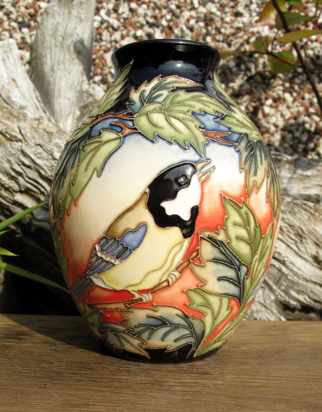 Moorcroft STAR OF SPRING Vase 3/5 Limited Edition 12/15 Retail Price £645 Birds