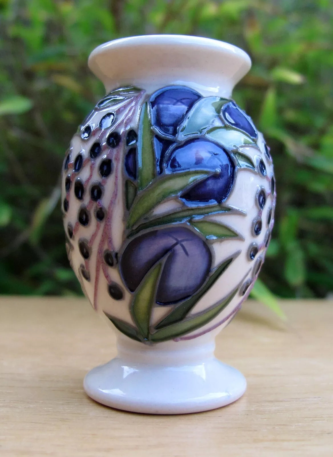 Moorcroft Miniature JUNIPER Master Trial 23.3.17 Vase 370/2 Retail Price £165