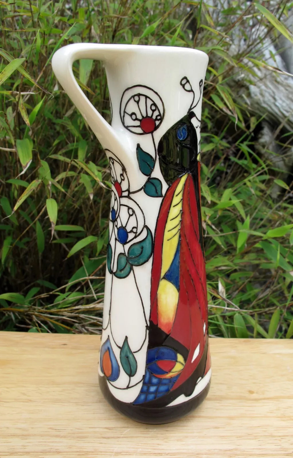 Moorcroft MADAME BUTTERFLY Jug JU7 Limited Edition 50/75 First Quality R. Bishop