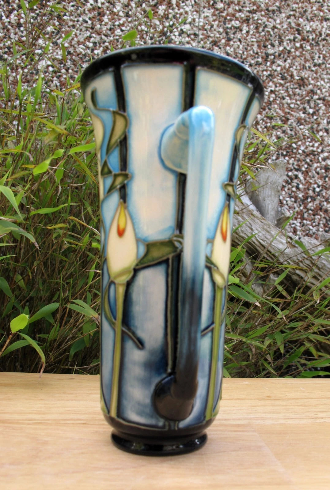 Moorcroft Exquisite CALLA LILY Vase Shape Loving Cup First Quality Emma Bossons