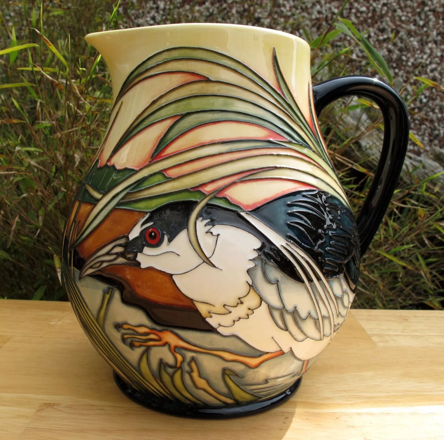 Moorcroft Rare RSPB NIGHT HERONS JU4 Jug Trial Dated 11.11.19 Retail Price £1180