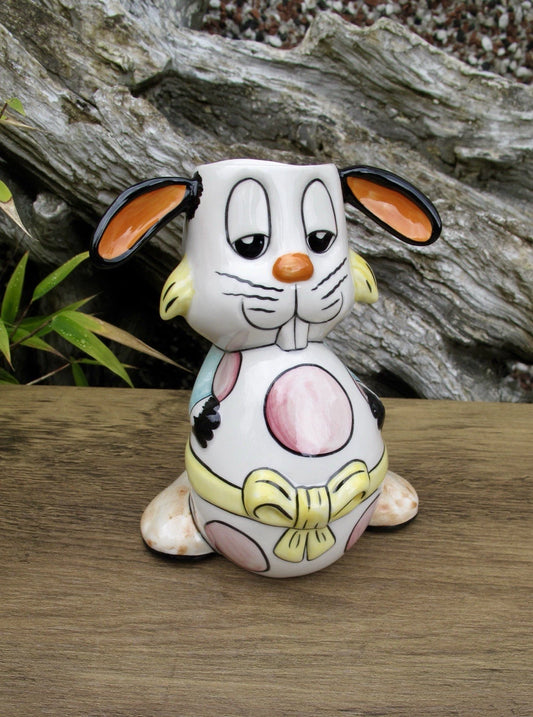 Lorna Bailey Rare Exquisite BENJI BUNNY COLOURWAY EGG CUP Limited Edition 2/3
