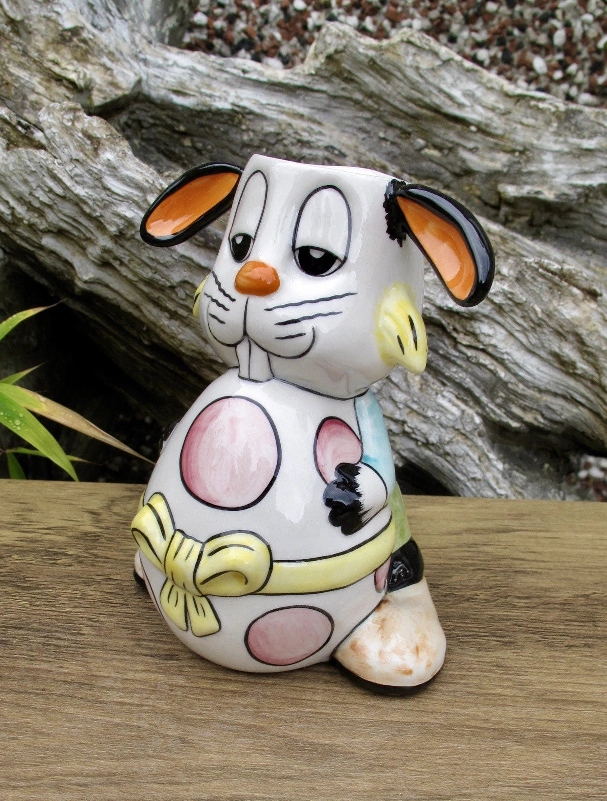 Lorna Bailey Rare Exquisite BENJI BUNNY COLOURWAY EGG CUP Limited Edition 2/3