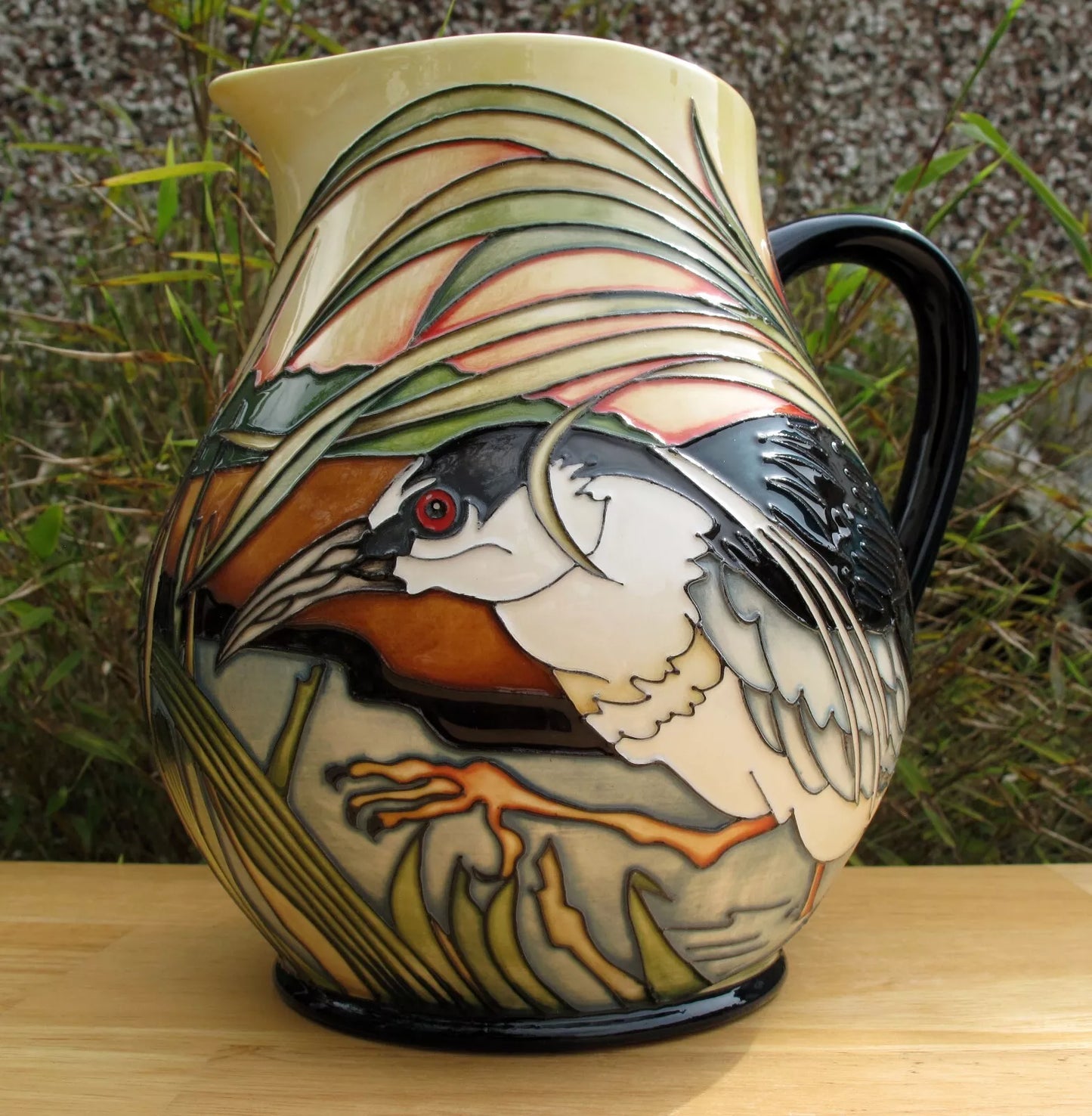 Moorcroft Rare RSPB NIGHT HERONS JU4 Jug Trial Dated 11.11.19 Retail Price £1180