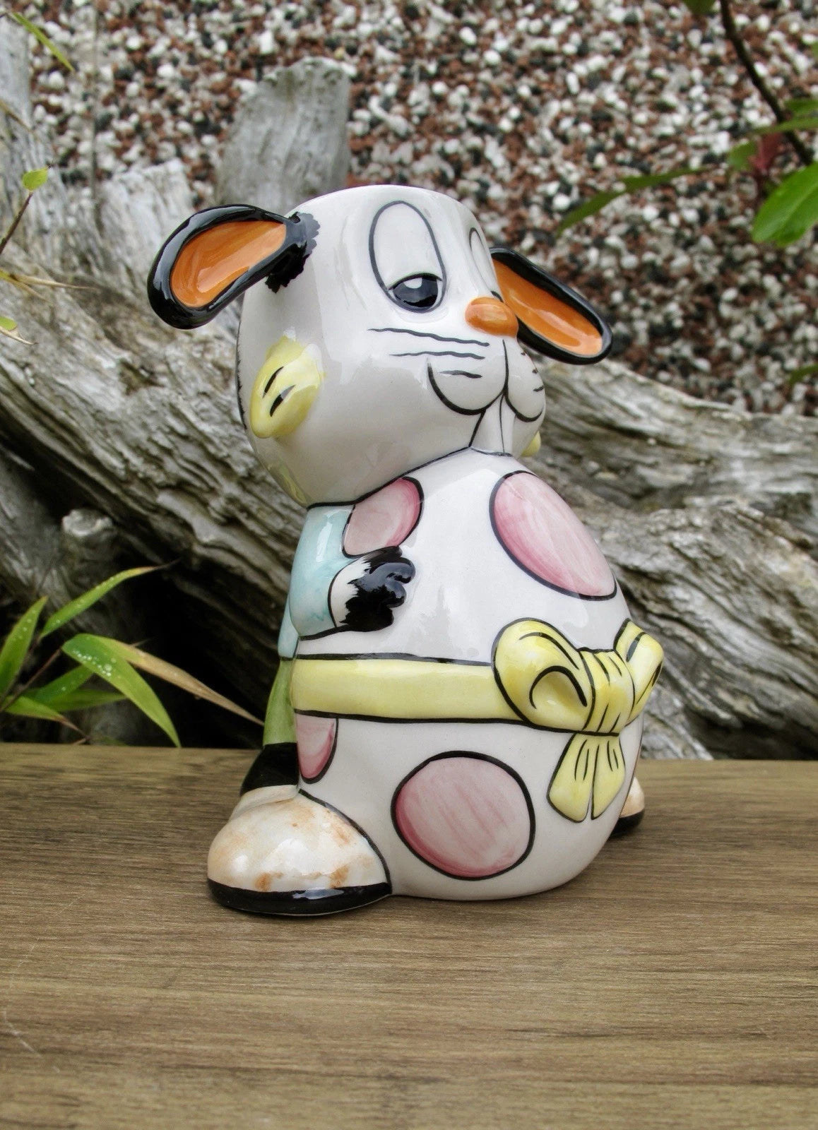 Lorna Bailey Rare Exquisite BENJI BUNNY COLOURWAY EGG CUP Limited Edition 2/3