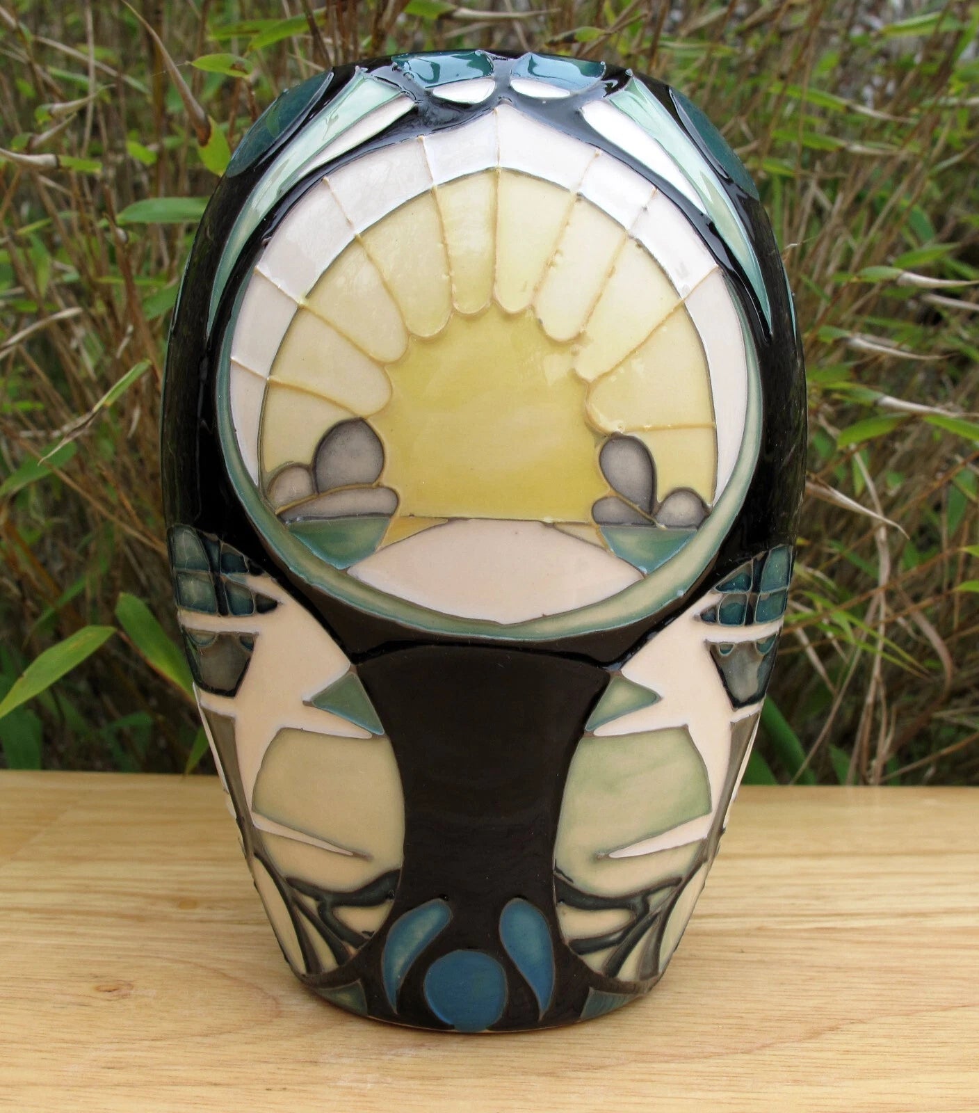 Moorcroft RISING SUN vase Shape 102/5 Numbered Edition 30. Retail Price £380