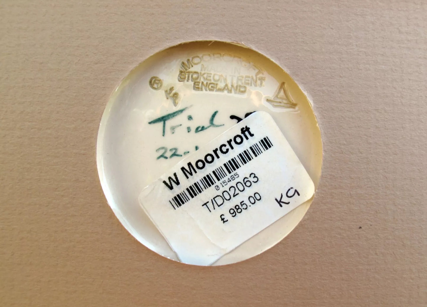 Moorcroft RSPB LYNX REVEALED Trial Date 22.1.14 Plaque PLQ2 Retail Price £985