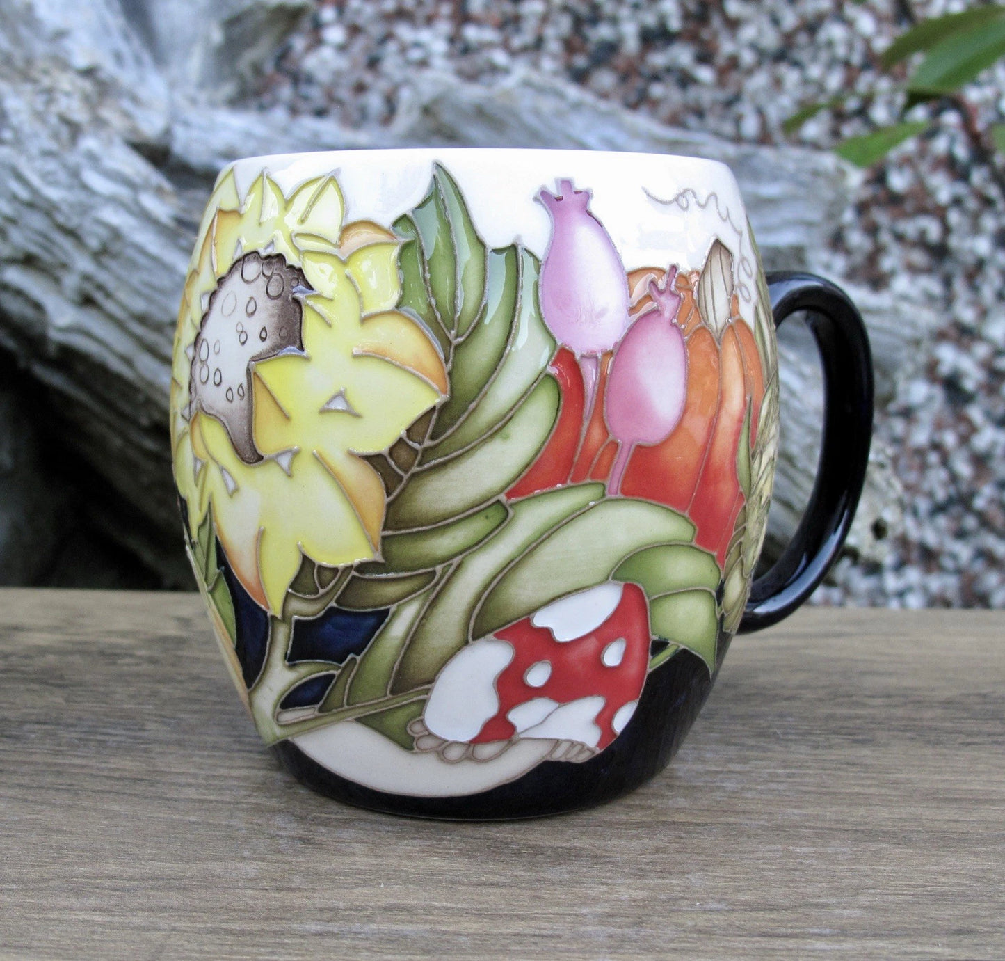 Moorcroft Exquisite MARBON Barrel Mug MU2 Retail Price £395 Vicky Lovatt # 1