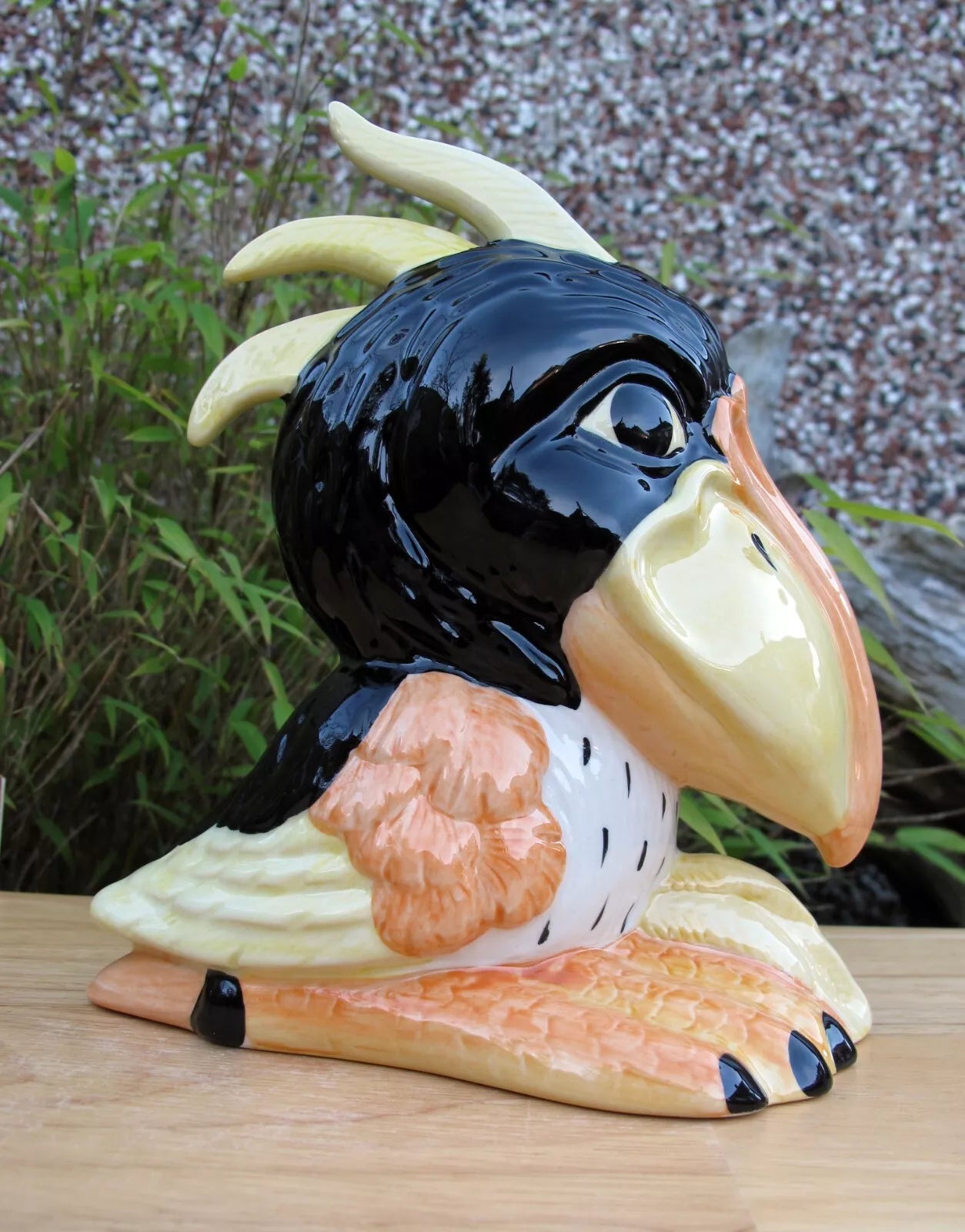 Lorna Bailey Rare PROTOTYPE COLOURWAY WALLEY THE WADER Mini Grotesque Bird