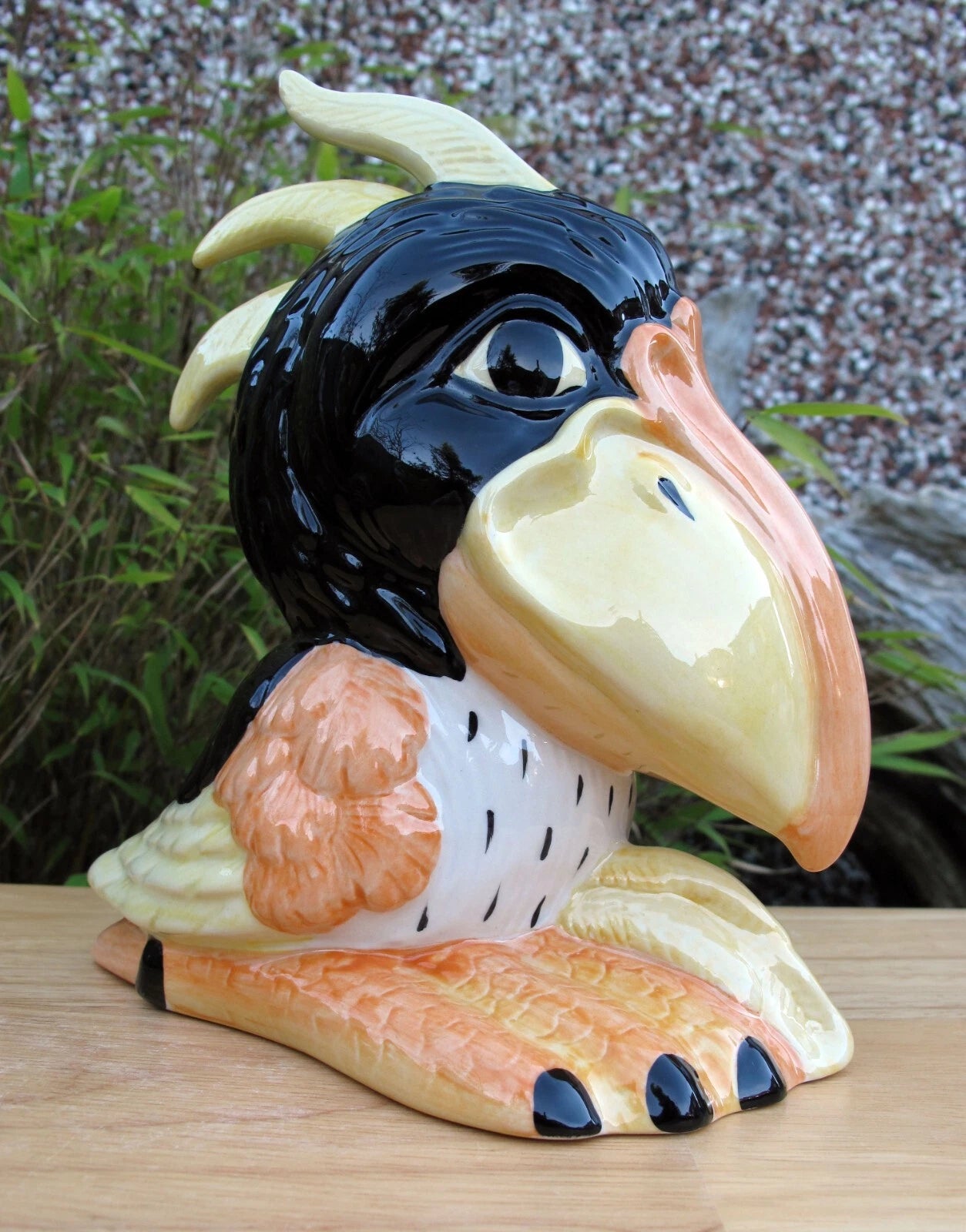 Lorna Bailey Rare PROTOTYPE COLOURWAY WALLEY THE WADER Mini Grotesque Bird