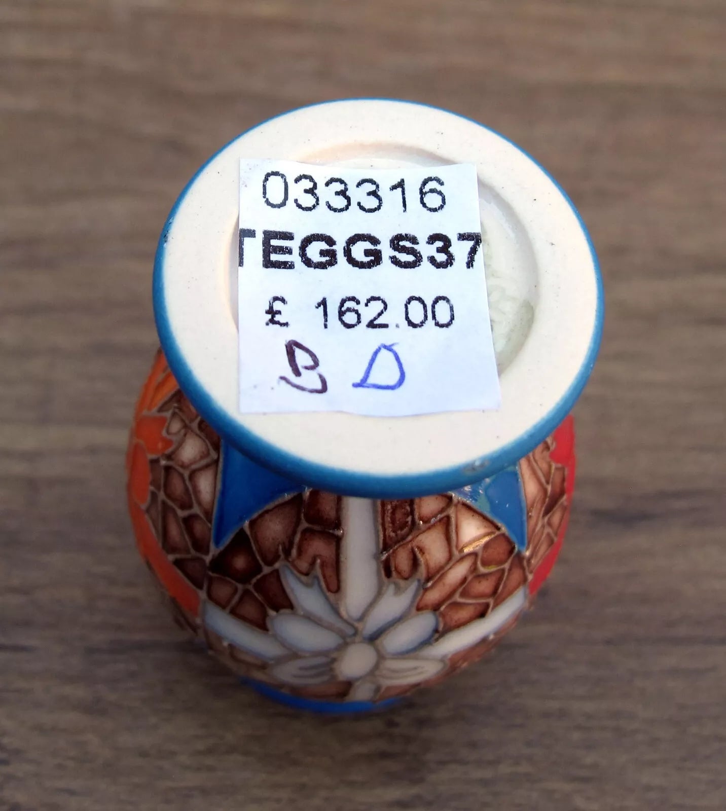 Moorcroft EASTER EGGS  Miniature Vase Shape 370/2 Retail Price £162