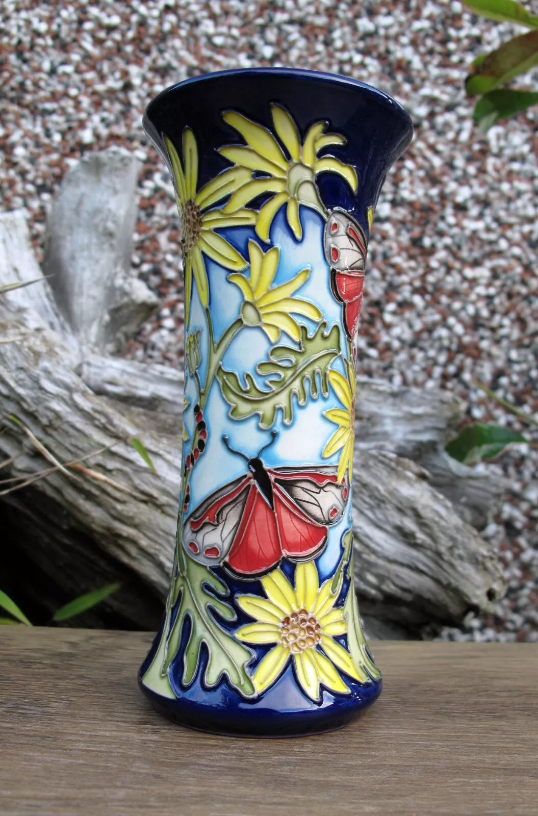 Moorcroft  RSPB CINNABAR Vase Shape 159/6 Limited Edition 5/10 Retail Price £795