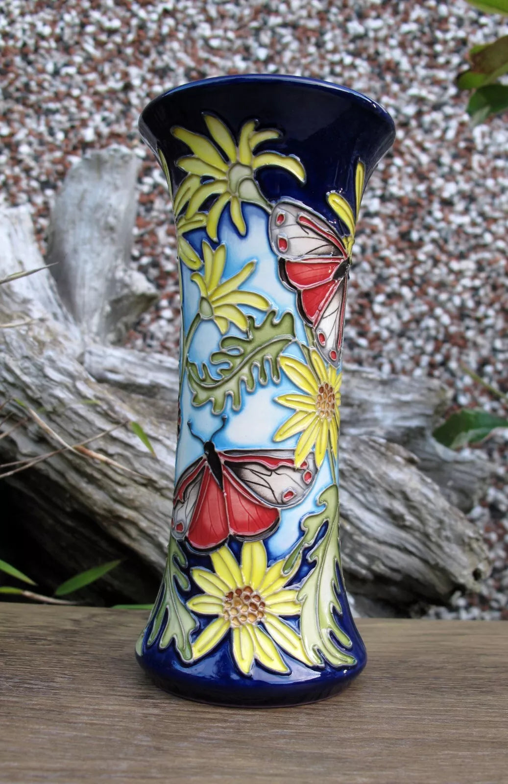 Moorcroft  RSPB CINNABAR Vase Shape 159/6 Limited Edition 5/10 Retail Price £795
