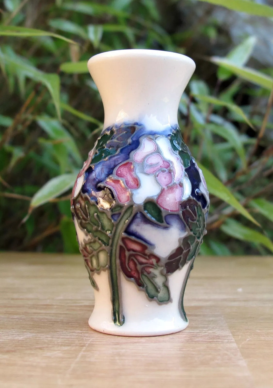 Moorcroft JUNE ROSE Miniature Vase shape 226/2 Retail Price £130 Floral Months