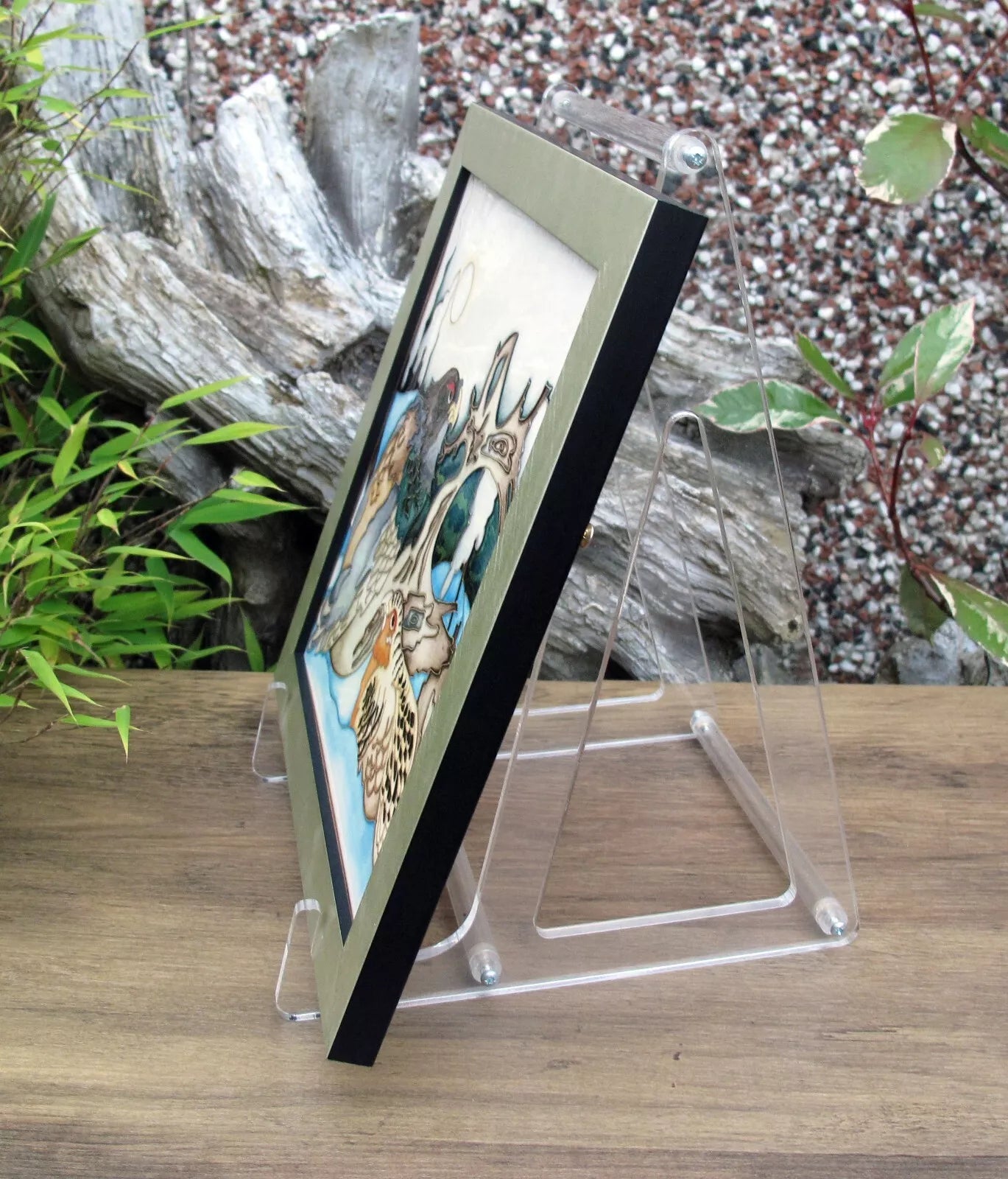 Moorcroft WOODLAND EDGE Plaque PLQ8 Numbered Edition 6. Retail Price £465 BIRDS