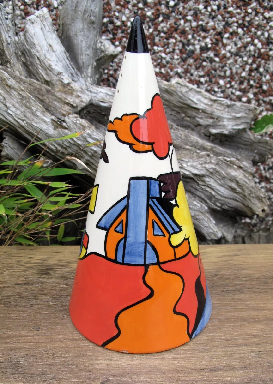 Lorna Bailey RARE GIANT DIMSDALE HALL Sugar Shaker LIMITED EDITION 3/4 Open Day