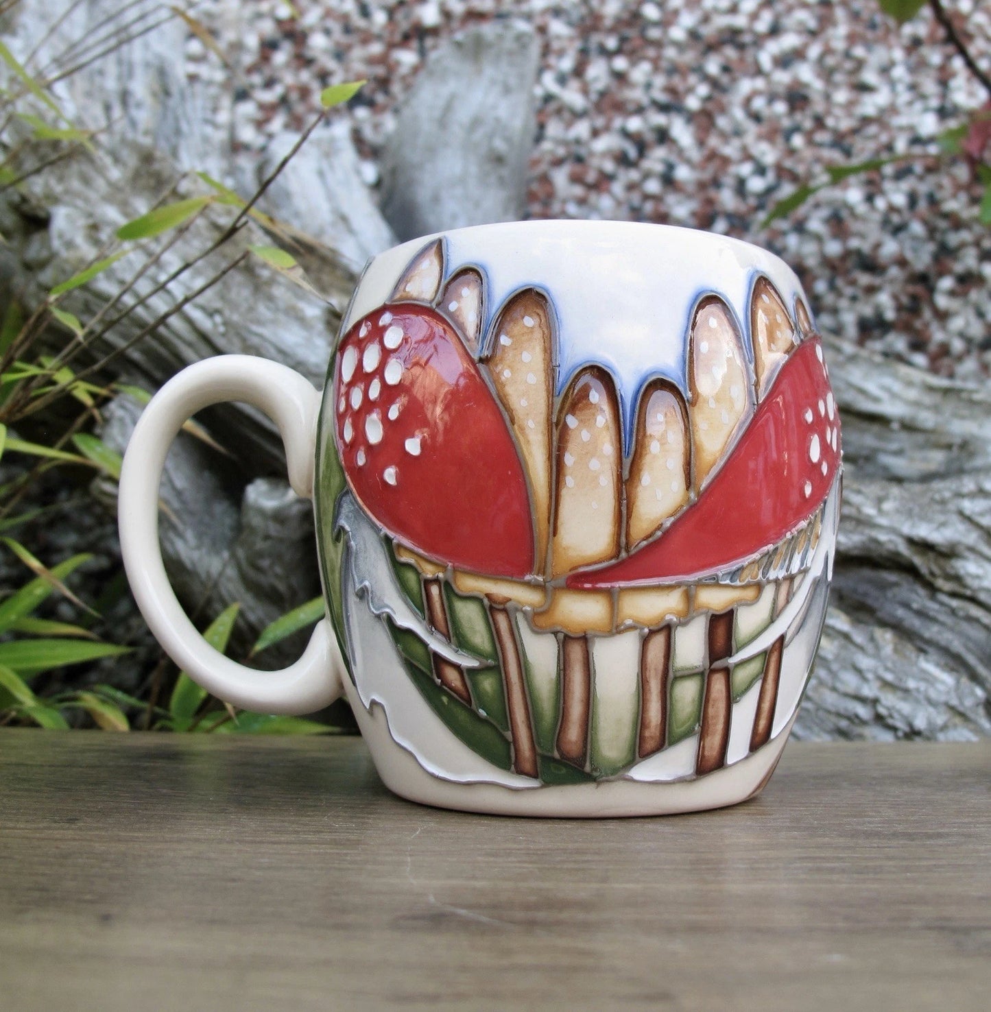 Moorcroft Toadstools Mug Shape MU2 Retail Price £245